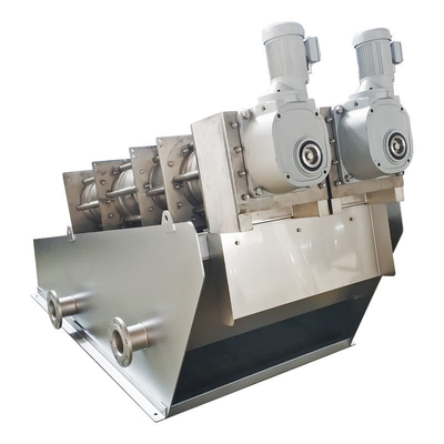 Sludge Dewatering System Oily Wastewater Treatment Volute Screw Press Machine