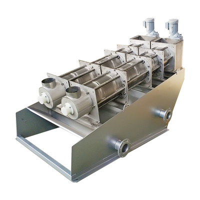 Industry Screw Press Sludge Dewatering Machine For Print Sewage Treatment