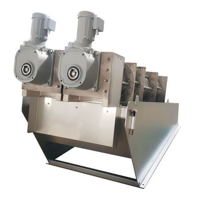 Wastewater Treatment Dewatering Screw Press Sludge Dewatering Machine