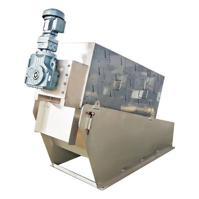 Multi Disk MDS Series Dewatering Screw Press Machine For Wastewater Treatment