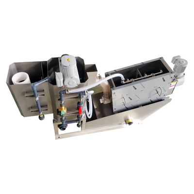 Buy Automatic Screw Press Sludge Dewatering Machine For Industrial Wastewater Treatment online manufacture