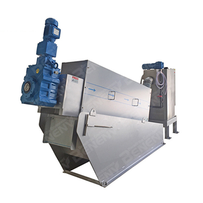 Buy Automatic Sludge Dewatering Machine Municipal Industry Multi Disc Screw Press online manufacture