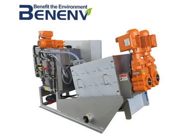 Buy Industrial Clog Free Screw Press Sludge Dewatering System Wastewater Treatment Plant online manufacture
