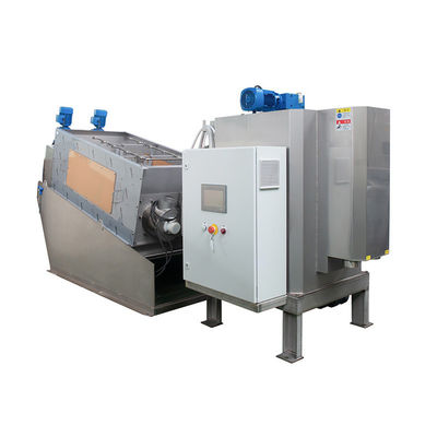 Buy Commercial  Sludge Dewatering Machine Low Screw Speed Convenient Maintenance online manufacture