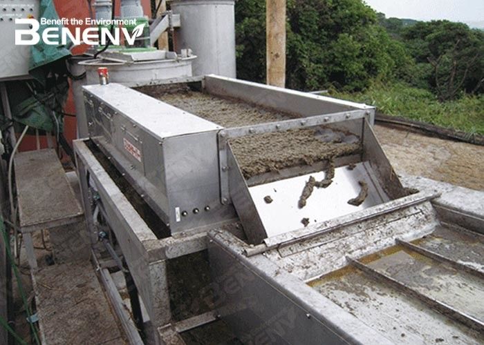 Automatic PLC Control Srew Press Sludge Thickener Dewatering Treatment ...