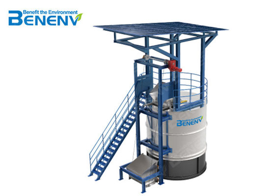 Intelligent  In Vessel Composting Systems Organic Matters Waste Composting Machine