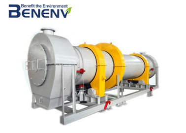 Industrial Sludge Dryer Machine Durable  Rotary Drum Dryer High Strength