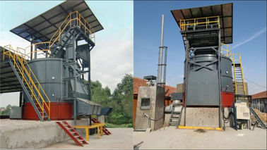 Efficiency Organic Waste Composting Machine Closed Compost Bioreactor