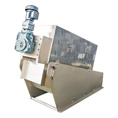 Dewatering Multi Disc Screw Press Stacked Screw Sludge Dehydrator System